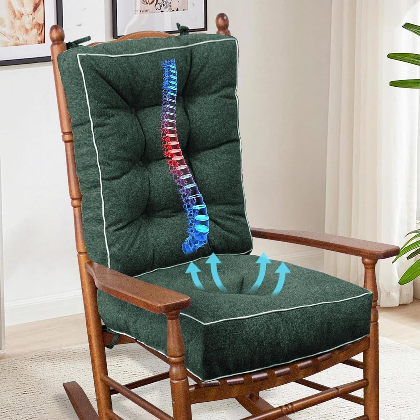 Parojati YZ HOME Rocking Chair Cushion