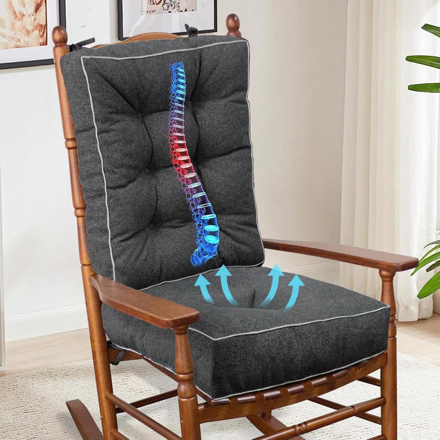 Parojati YZ HOME Rocking Chair Cushion