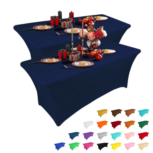 IVAPUPU 2 Pack 6FT Table Cloth