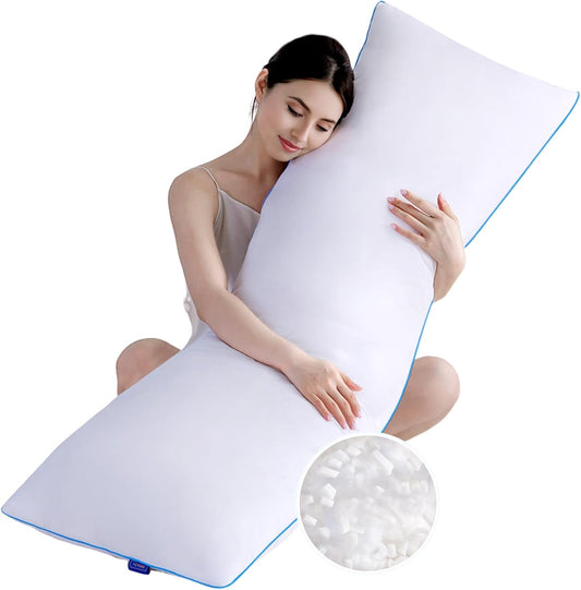 Parojati Memory Foam Body Pillow (20x54 Inch）
