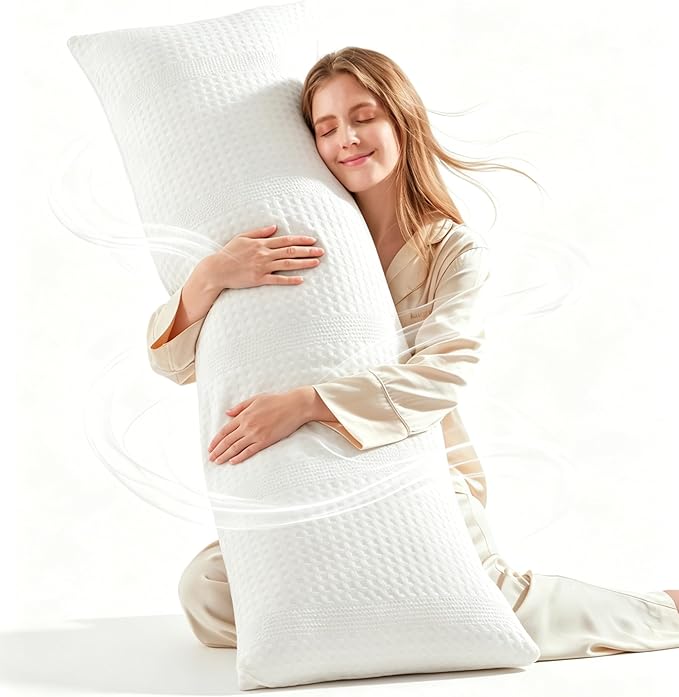 Parojati Waffle Textured Decorative Lumbar Pillow 20x54 inch