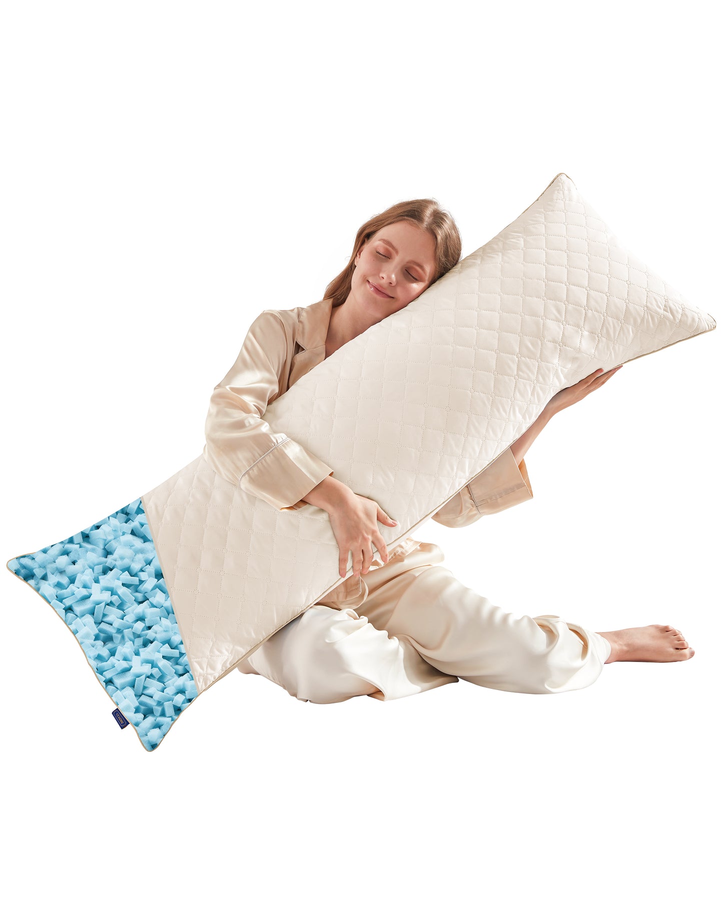 Parojati Long Washable Body Pillow for Adults（20*54inch）